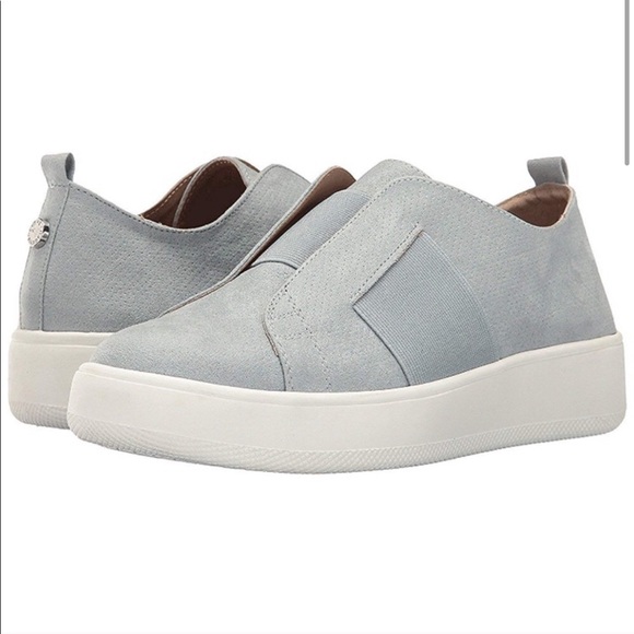 Steve Madden Shoes - Steve Madden Gray Platform Slip On Sneakers